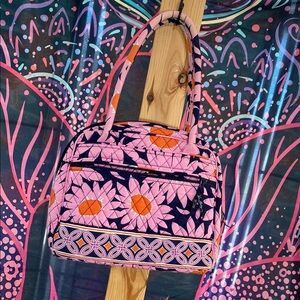 Vera Bradley - Vibrant Pink and Purple Floral Tote Bag - “Loves Me”